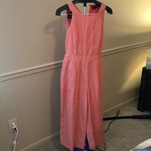 Banana Republic romper, size 8. Pink/orange color.